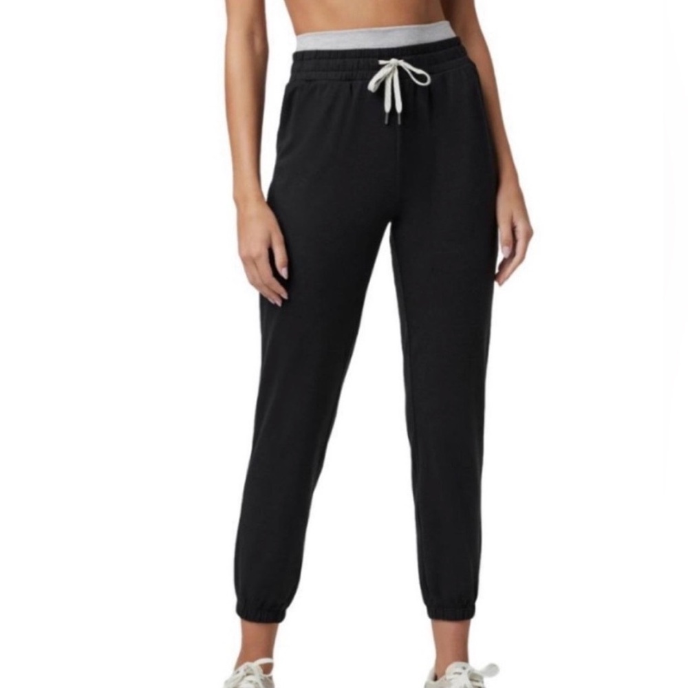 Vuori Halo Warm Up Joggers Black Heather Size XS